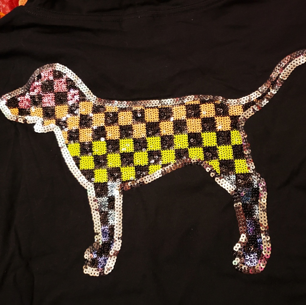 SOLD! VS Pink bling top, nwot